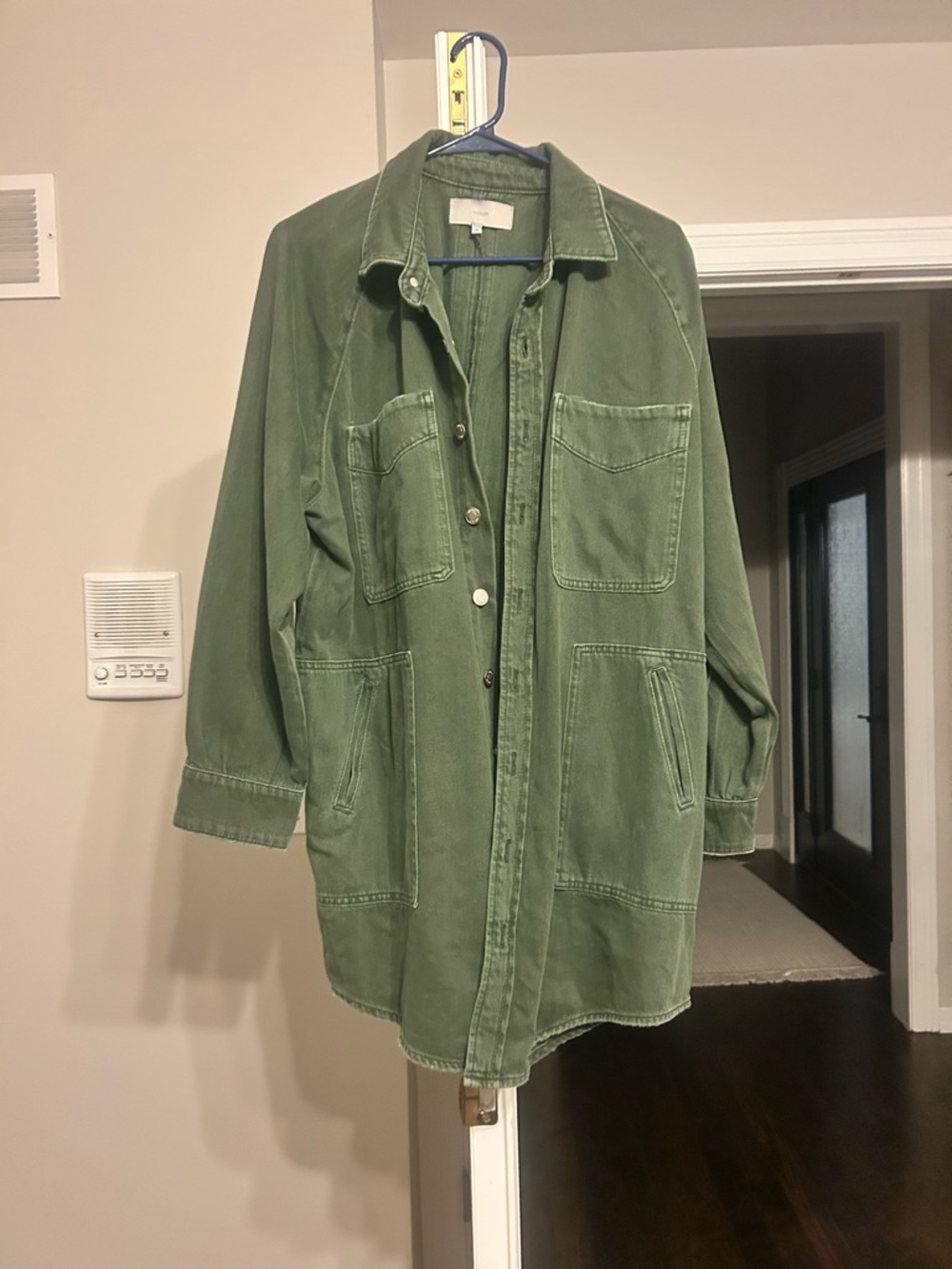 Hudson Olive Green Utility Jacket for Women